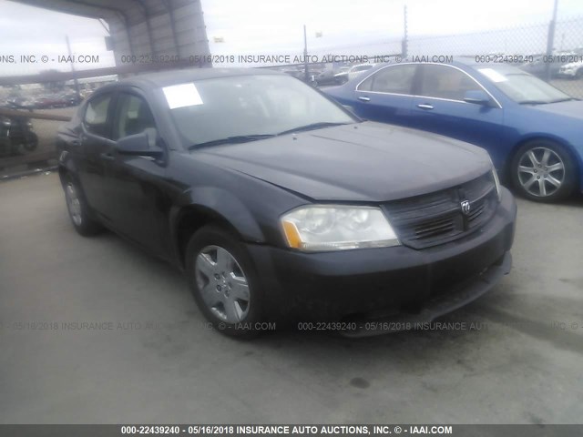 1B3LC46B99N569919 - 2009 DODGE AVENGER SE/SXT BLACK photo 1