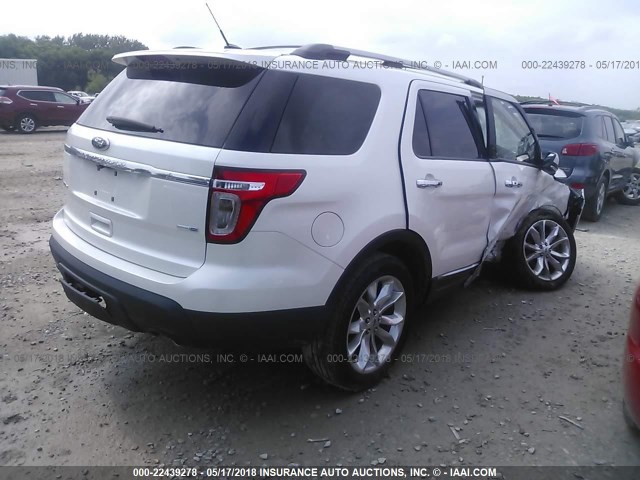 1FM5K8F81FGA18529 - 2015 FORD EXPLORER LIMITED 白色 照片 4