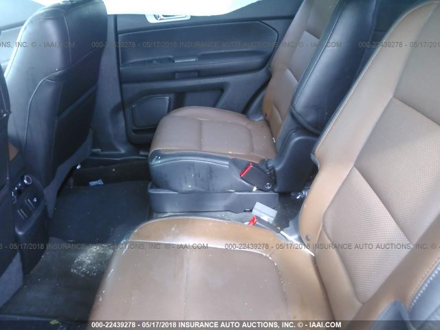 1FM5K8F81FGA18529 - 2015 FORD EXPLORER LIMITED 白色 照片 8