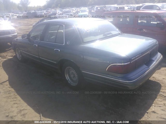 2MELM75WXTX630555 - 1996 MERCURY GRAND MARQUIS LS/BAYSHORE GREEN photo 3