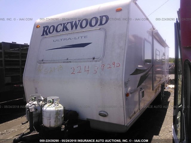 4X4TRLC278D098430 - 2008 FOREST RIVER ROCKWOOD LITE  WHITE photo 2