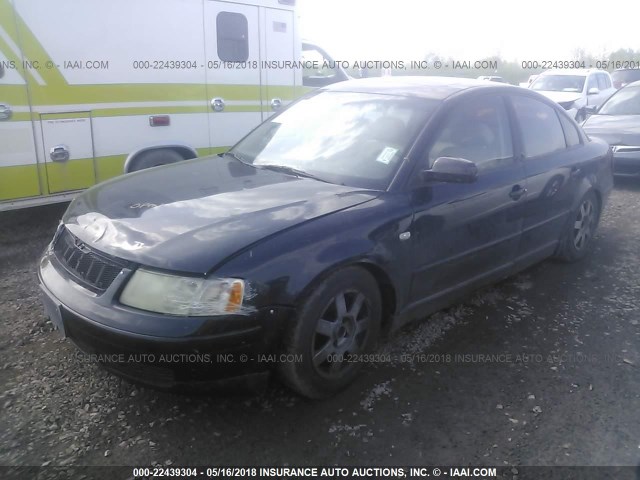 WVWPD63B0XE413312 - 1999 VOLKSWAGEN PASSAT GLX 黑色 照片 2