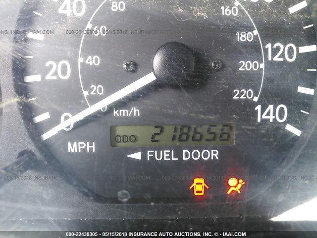 JT2BG22KX10595447 - 2001 TOYOTA CAMRY CE/LE/XLE GREEN photo 7