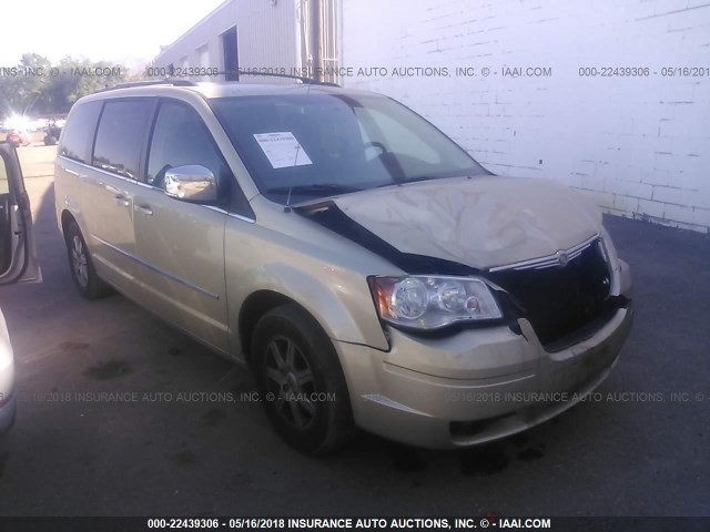 2A4RR8DX8AR394917 - 2010 CHRYSLER TOWN & COUNTRY TOURING PLUS BEIGE photo 1