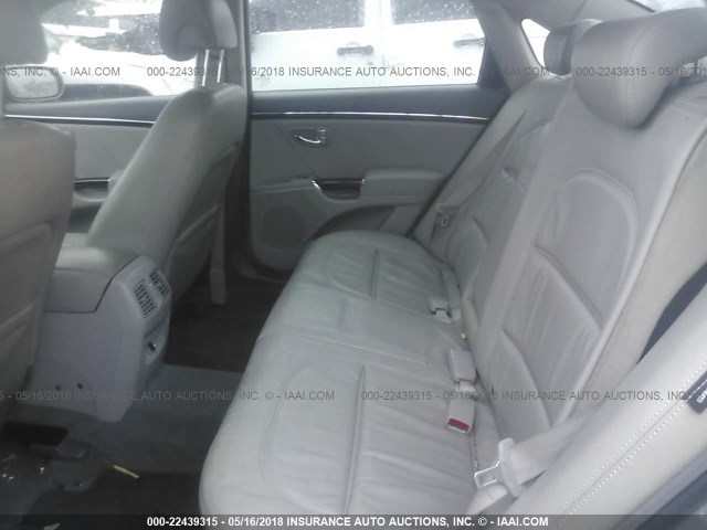 KMHFC46D99A352435 - 2009 HYUNDAI AZERA GLS GRAY photo 8