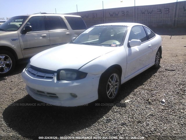 1G1JH12F957125090 - 2005 CHEVROLET CAVALIER LS SPORT WHITE photo 2