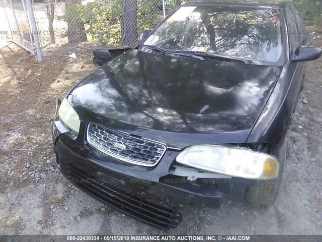 3N1BB51D61L115582 - 2001 NISSAN SENTRA SE BLACK photo 6