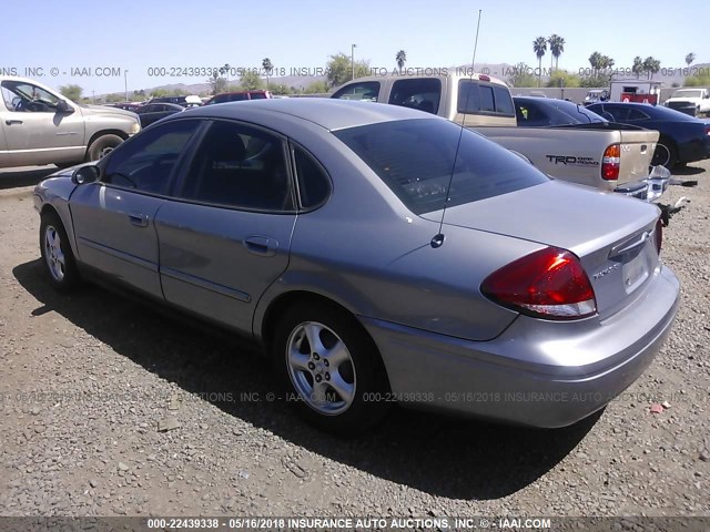 1FAFP53U86A109543 - 2006 FORD TAURUS SE SILVER photo 3