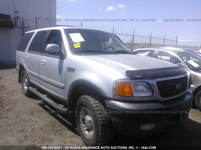 1FMPU16L4YLA44180 - 2000 FORD EXPEDITION XLT SILVER photo 1