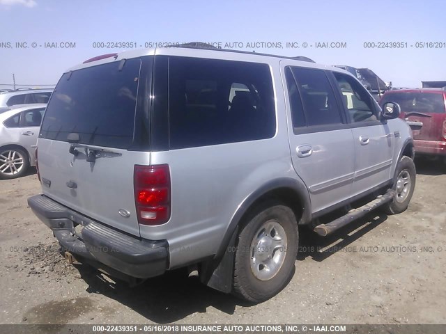 1FMPU16L4YLA44180 - 2000 FORD EXPEDITION XLT SILVER photo 4