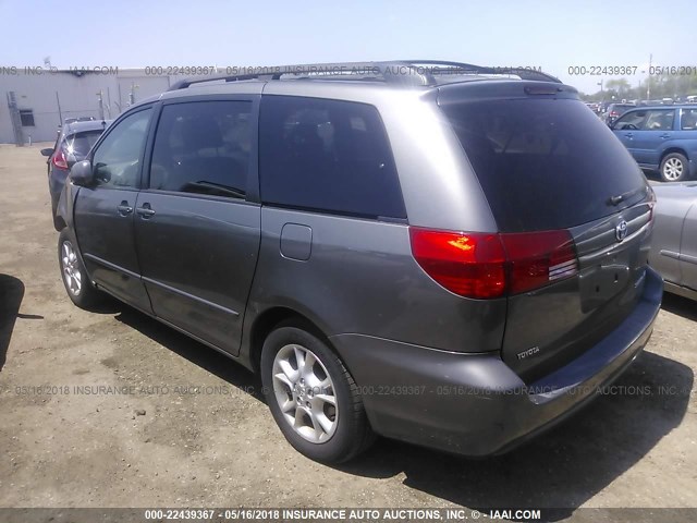 5TDZA22C85S265793 - 2005 TOYOTA SIENNA XLE/XLE LIMITED GRAY photo 3