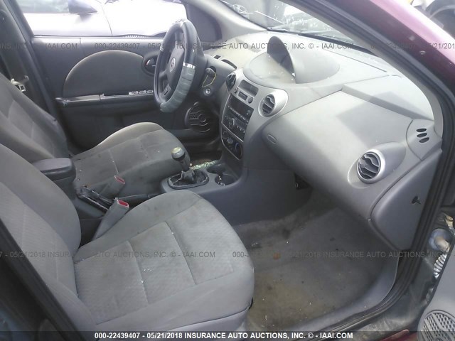 1G8AZ55F16Z145311 - 2006 SATURN ION LEVEL 2 红色 照片 5