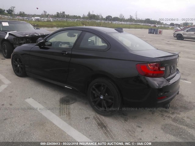 WBA1J9C55GV696720 - 2016 BMW M235XI BLACK photo 3