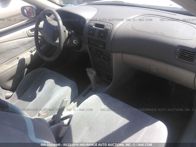 1NXBR12E9XZ158588 - 1999 TOYOTA COROLLA VE/CE/LE WHITE photo 5