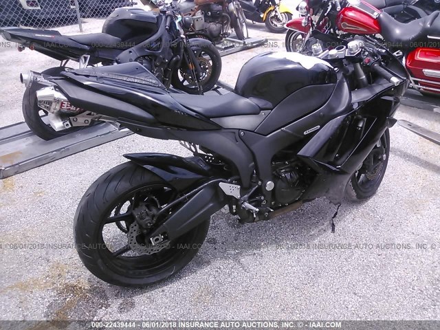 JKAZX4P187A025414 - 2007 KAWASAKI ZX600 P BLACK photo 4