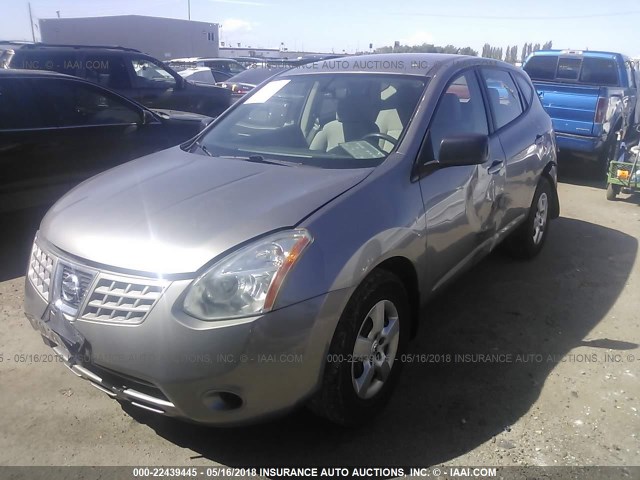 JN8AS58V69W169207 - 2009 NISSAN ROGUE S/SL GRAY photo 2