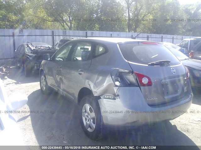 JN8AS58V69W169207 - 2009 NISSAN ROGUE S/SL GRAY photo 3