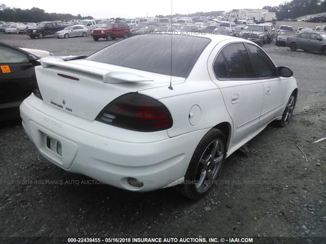 1G2NF52E44C251607 - 2004 PONTIAC GRAND AM SE1 WHITE photo 4