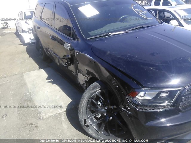 1C4RDHAGXFC201207 - 2015 DODGE DURANGO SXT BLACK photo 6