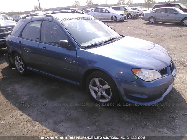 JF1GG61687H802507 - 2007 SUBARU IMPREZA 2.5I BLUE photo 1