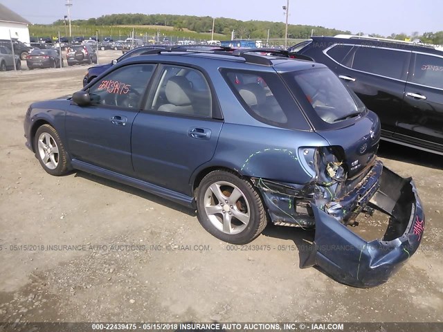 JF1GG61687H802507 - 2007 SUBARU IMPREZA 2.5I BLUE photo 3