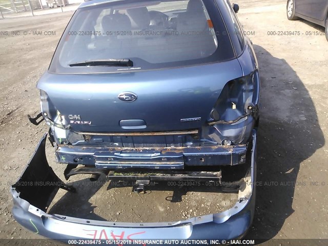 JF1GG61687H802507 - 2007 SUBARU IMPREZA 2.5I BLUE photo 6