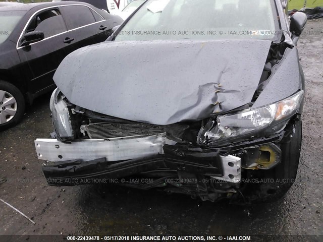 2HGFB2F92FH551185 - 2015 HONDA CIVIC EXL GRAY photo 6