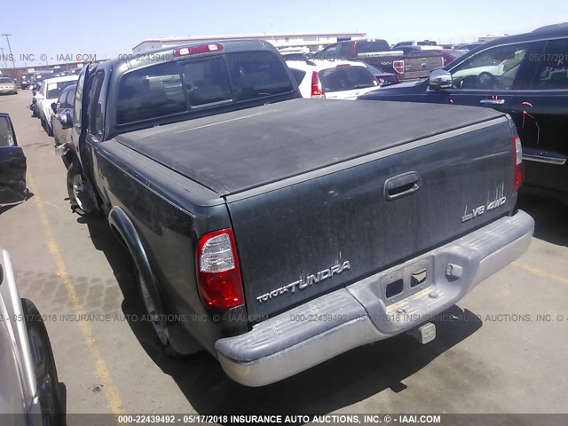 5TBBT44176S477551 - 2006 TOYOTA TUNDRA ACCESS CAB SR5 GREEN photo 3