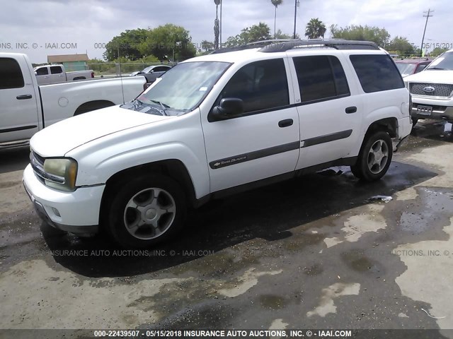 1GNET16S346165305 - 2004 CHEVROLET TRAILBLAZER EXT LS/EXT LT WHITE photo 2