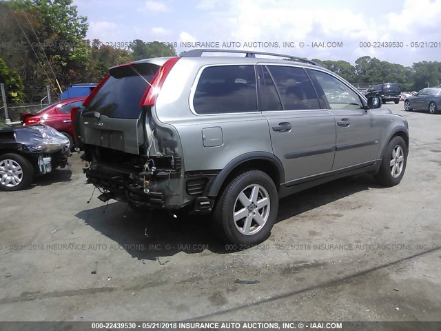 YV4CY592561300978 - 2006 VOLVO XC90 GRAY photo 4