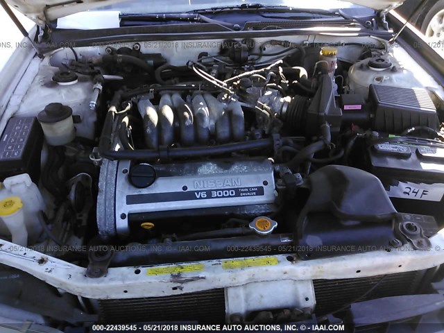 JN1CA21DXWM924781 - 1998 NISSAN MAXIMA GLE/GXE/SE WHITE photo 10