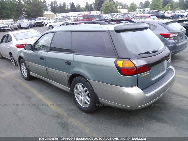 4S3BH675837625067 - 2003 SUBARU LEGACY OUTBACK AWP 绿色 照片 3