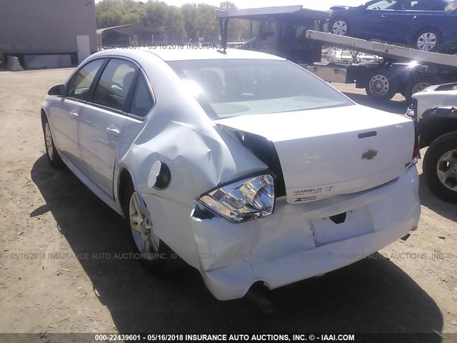 2G1WB5E35E1131921 - 2014 CHEVROLET IMPALA LIMITED LT WHITE photo 3