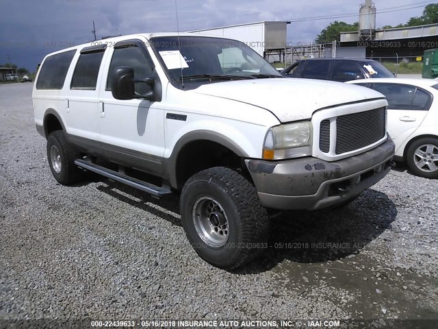 1FMNU45S54ED58548 - 2004 FORD EXCURSION EDDIE BAUER WHITE photo 1