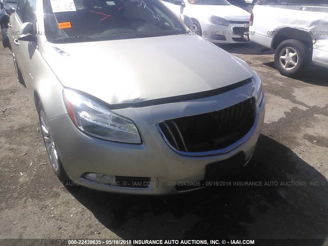 2G4GS5EV5D9186653 - 2013 BUICK REGAL PREMIUM BEIGE photo 6