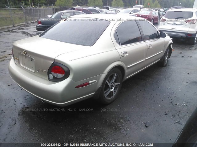 JN1CA31A0YT218567 - 2000 NISSAN MAXIMA GLE/GXE/SE Pewter photo 4