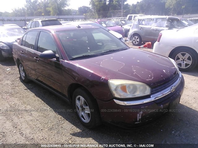 1G1ZT54825F321546 - 2005 CHEVROLET MALIBU LS 栗色 照片 1