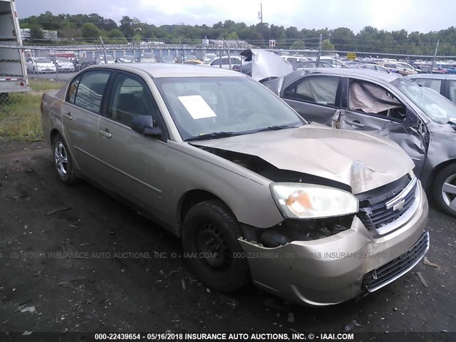 1G1ZS58F87F199452 - 2007 CHEVROLET MALIBU LS GOLD photo 1
