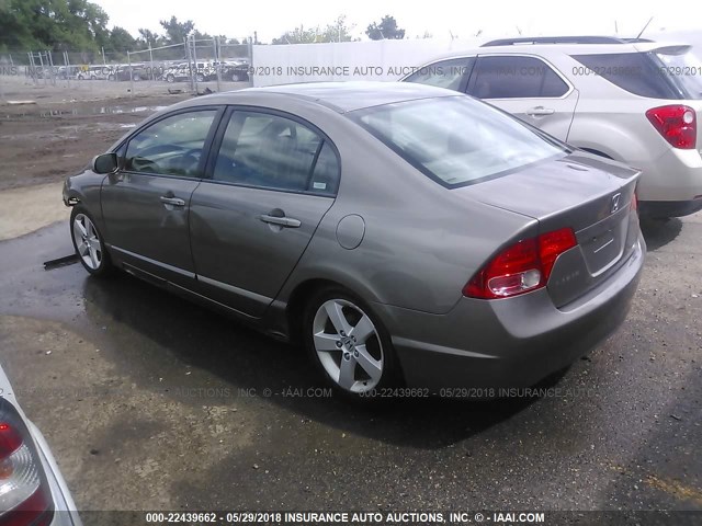 2HGFA16958H322175 - 2008 HONDA CIVIC EXL ვერცხლისფერი ფოტო 3