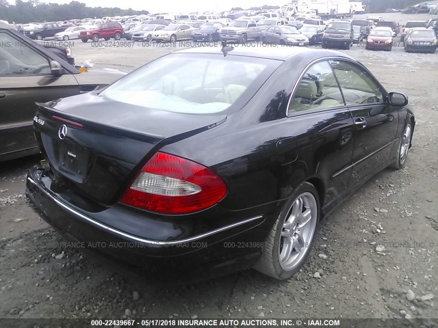 WDBTJ72H09F266407 - 2009 MERCEDES-BENZ CLK 550 BLACK photo 4