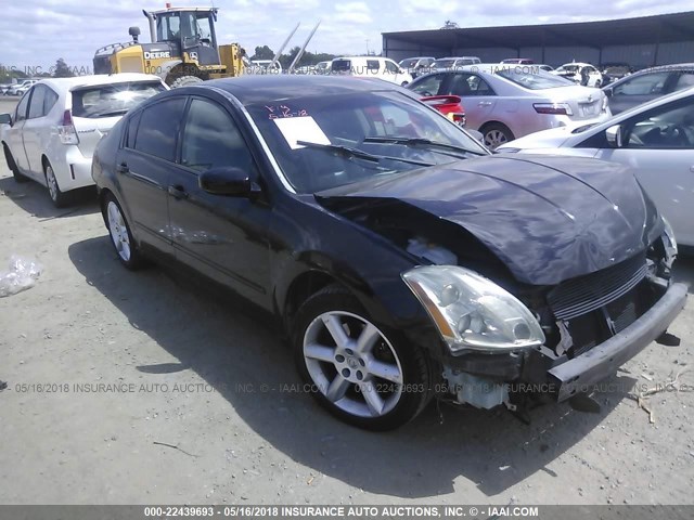 1N4BA41E16C831804 - 2006 NISSAN MAXIMA SE/SL BLACK photo 1