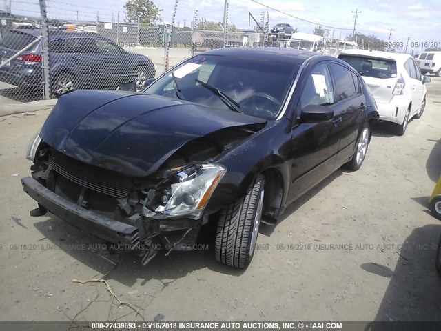 1N4BA41E16C831804 - 2006 NISSAN MAXIMA SE/SL BLACK photo 2