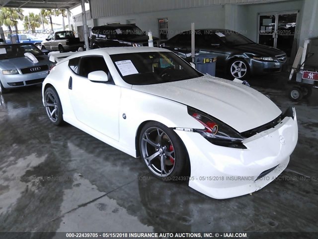 JN1AZ4EH6DM380771 - 2013 NISSAN 370Z TOURING/NISMO WHITE photo 1