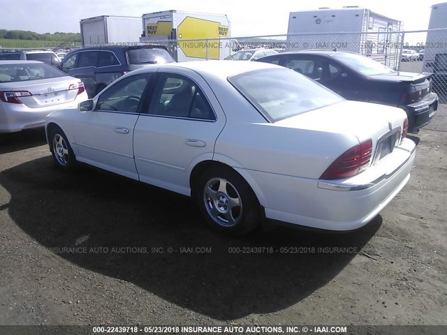 1LNHM87A61Y642063 - 2001 LINCOLN LS თეთრი ფოტო 3
