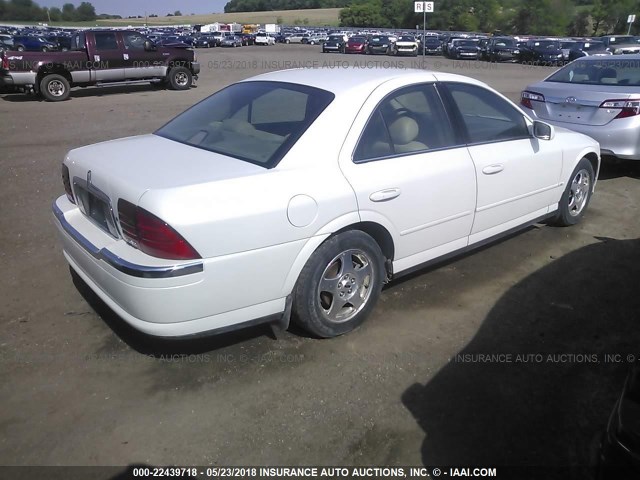 1LNHM87A61Y642063 - 2001 LINCOLN LS თეთრი ფოტო 4