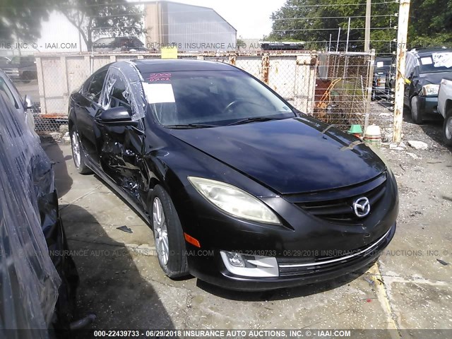 1YVHZ8CH1A5M48982 - 2010 MAZDA 6 I BLACK photo 1