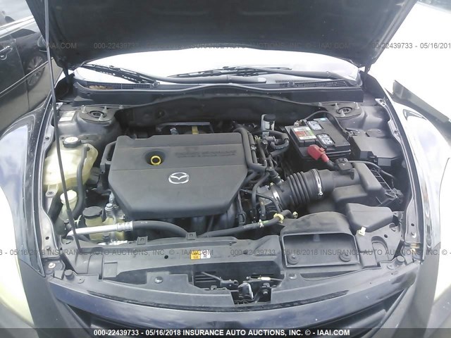 1YVHZ8CH1A5M48982 - 2010 MAZDA 6 I Czarny zdjęcie 10