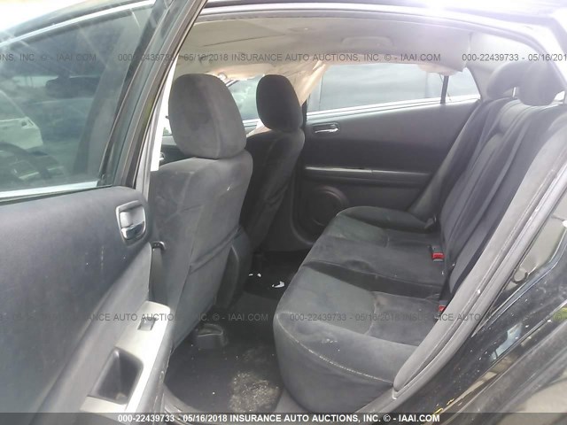 1YVHZ8CH1A5M48982 - 2010 MAZDA 6 I Czarny zdjęcie 8