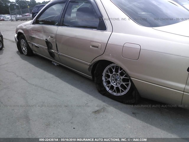 JT2BG22K3X0295757 - 1999 TOYOTA CAMRY LE/XLE GOLD photo 6