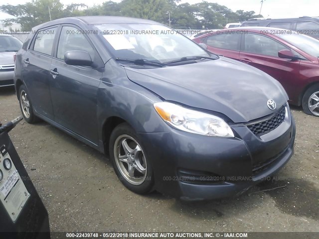 2T1KU40E89C106800 - 2009 TOYOTA COROLLA MATRIX  GRAY photo 1